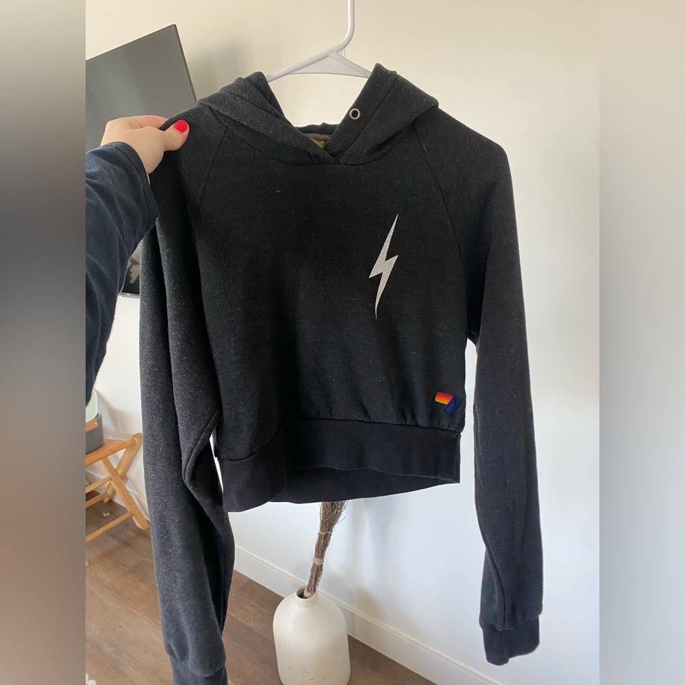 Aviator Nation Cropped Hoodie